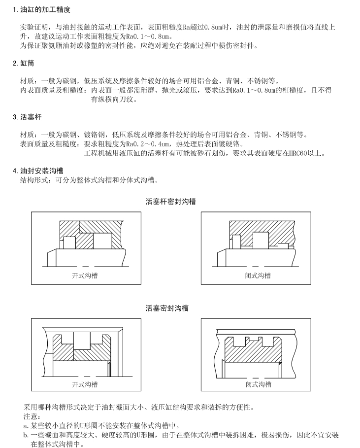 油缸設(shè)計(jì)工裝注意事項(xiàng)